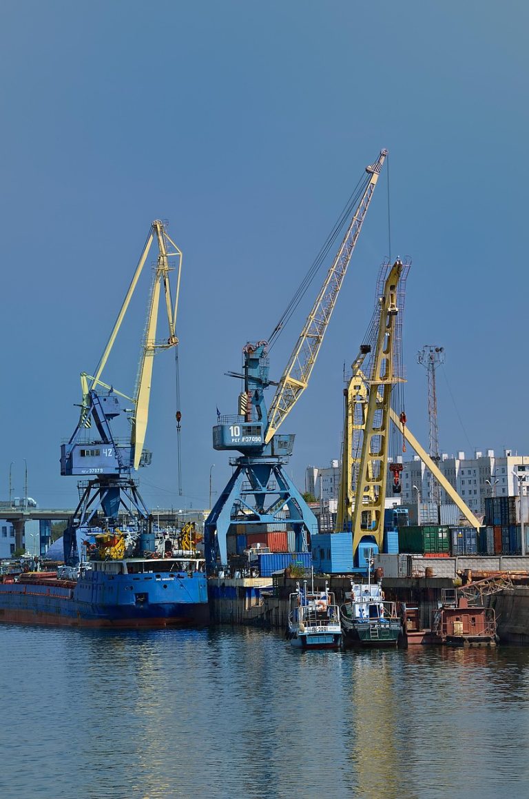 cranes, ship, dock, industry, container, cargo, industrial, nature, logistics, port, shore, business, transportation, bay, harbour, stacks, quay, commercial, city, water, shipping, freight, transport, sea, town, gantry
